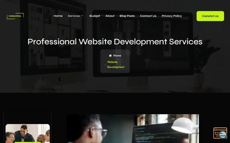 Screenshot of Code App Sol