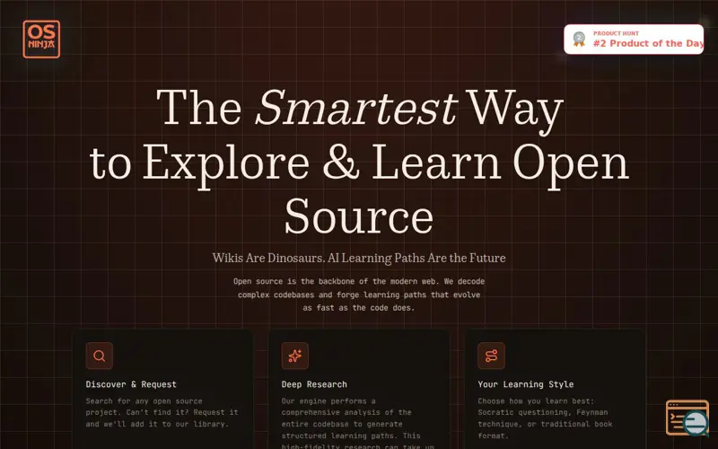 Screenshot of OS.Ninja 2.0