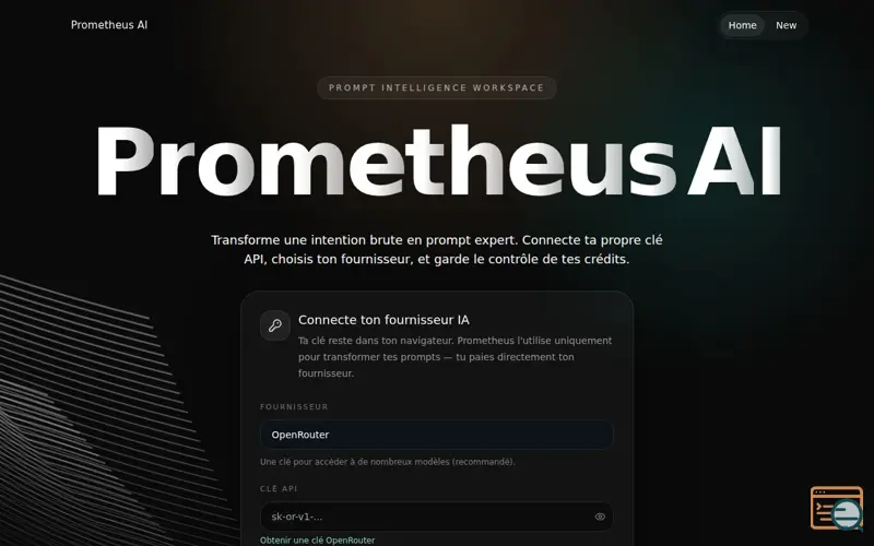 Screenshot of Prometheus AI
