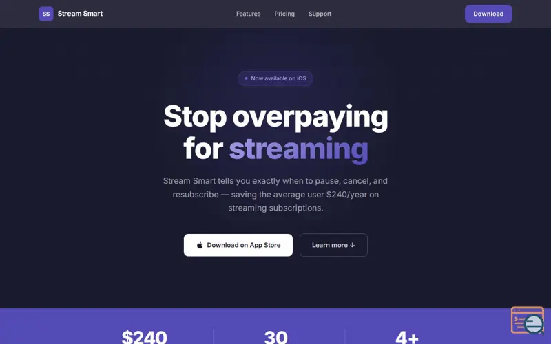 Screenshot of Stream Smart