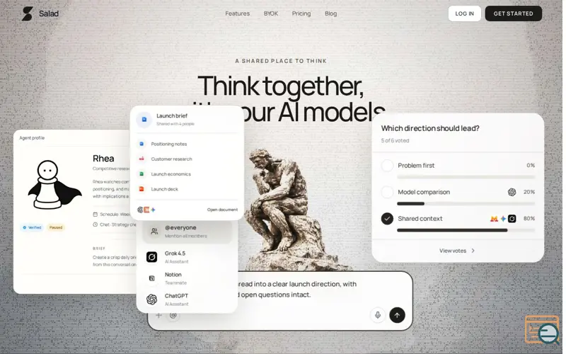 Screenshot of Salad 