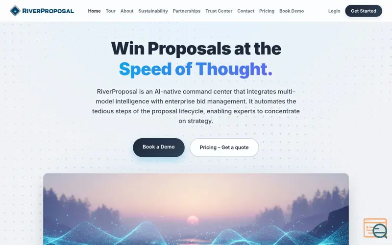Screenshot of RiverProposal