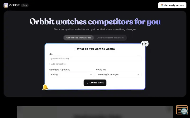 Screenshot of Orbbit