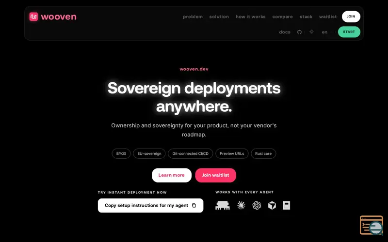 Screenshot of Wooven