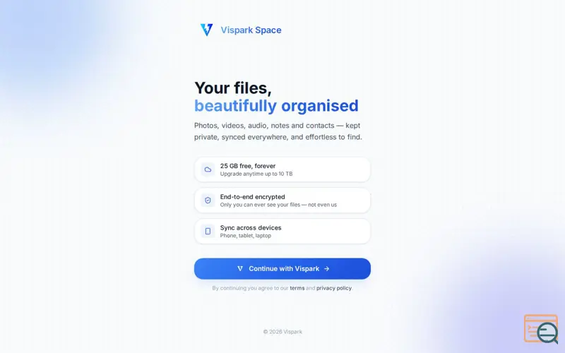 Screenshot of Vispark Space