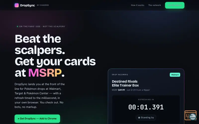 Screenshot of Dropsync