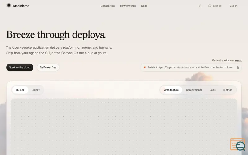 Screenshot of Stackdome