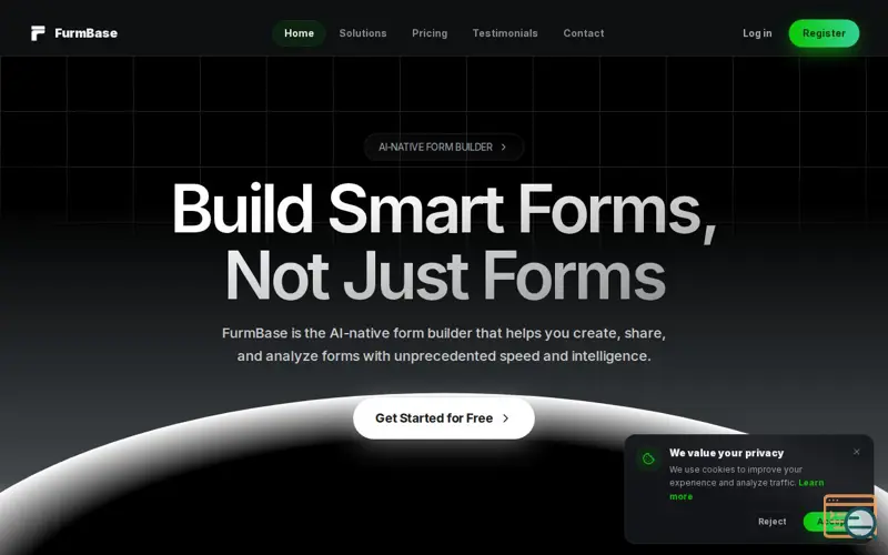 Screenshot of FurmBase