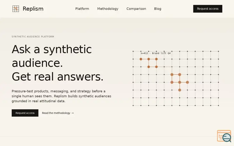 Screenshot of Replism