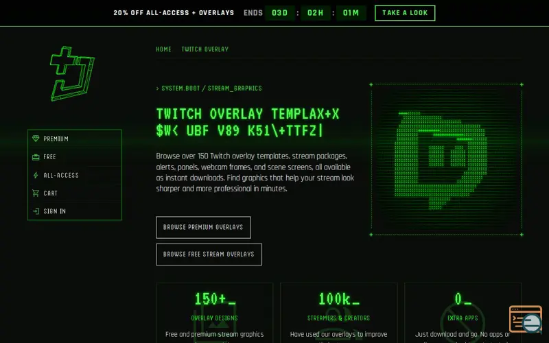 Screenshot of Twitch Overlay