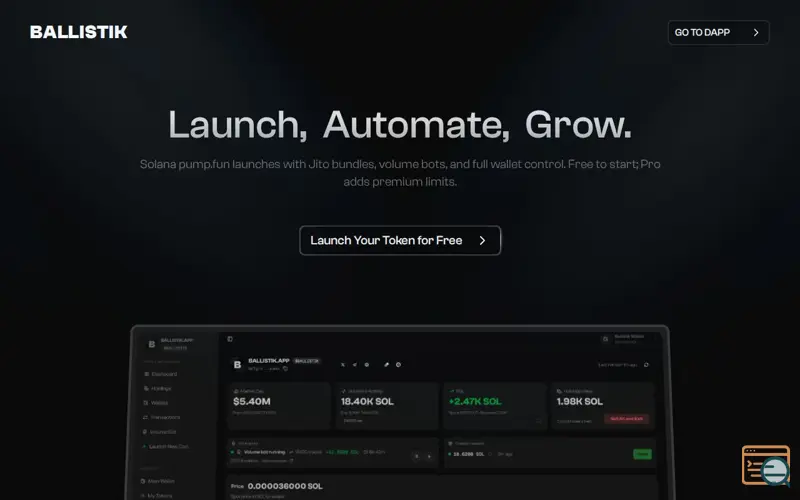 Screenshot of Ballistik