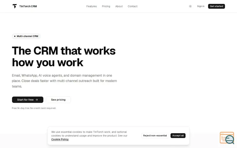 Screenshot of TinTorch