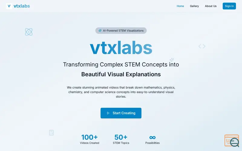 Screenshot of vtxlabs