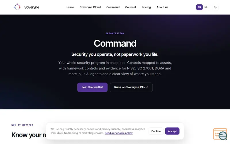Screenshot of Command