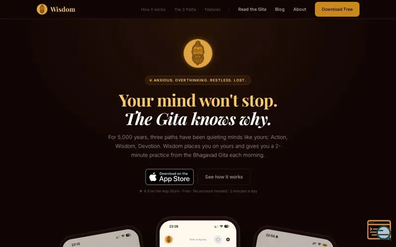 Screenshot of Wisdom App - Quotes Widget