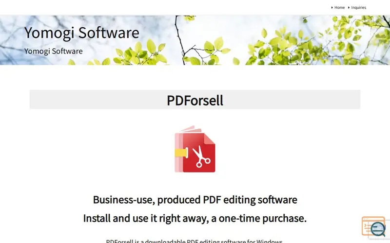 Screenshot of PDForsell