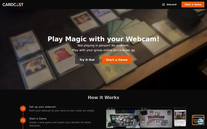 Screenshot of Cardcast.gg