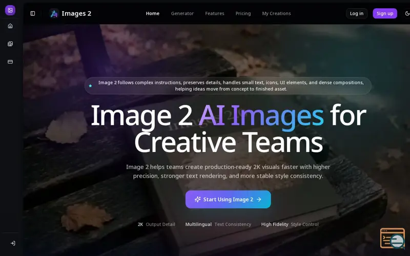 Screenshot of Image 2 AI Images for Creative Teams