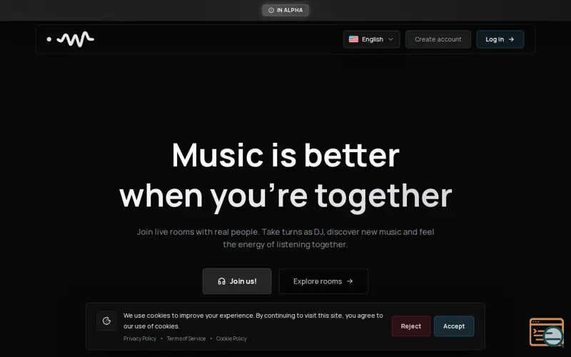 Screenshot of WavezFM