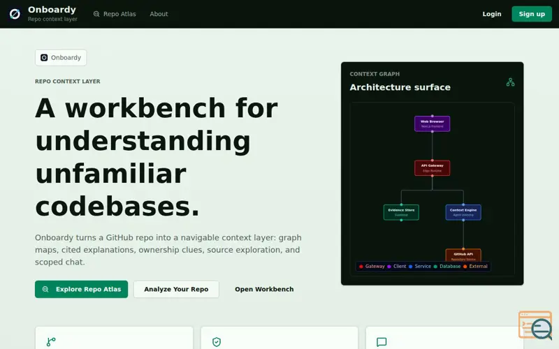 Screenshot of Onboardy