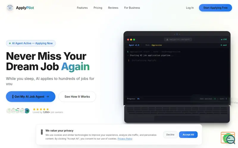Screenshot of ApplyPilot