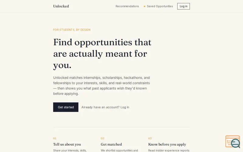Screenshot of Unlocked