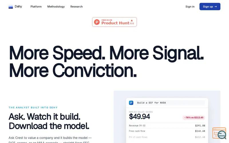 Screenshot of DEHY