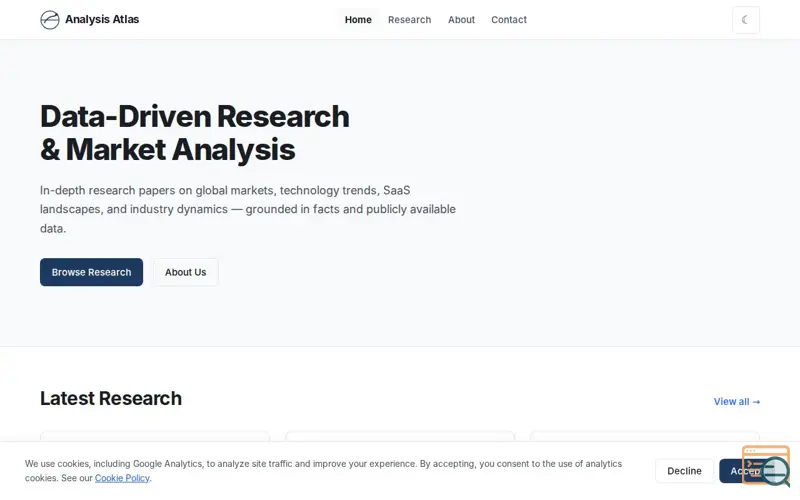 Screenshot of Analysis Atlas