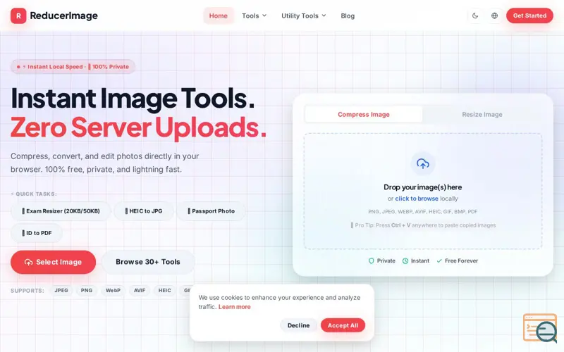 Screenshot of ReducerImage