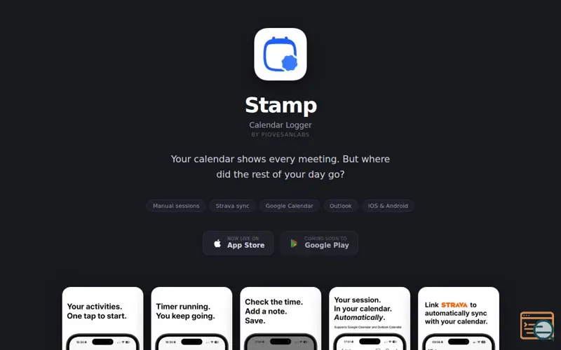 Screenshot of Stamp