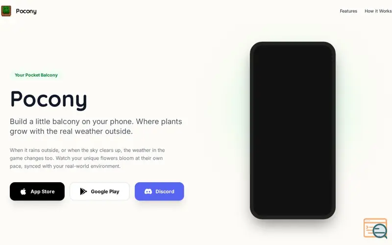 Screenshot of Pocony