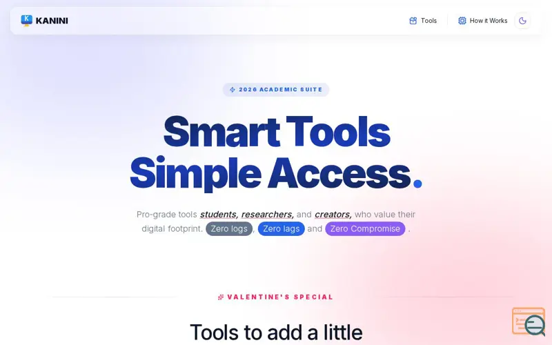 Screenshot of Kanini
