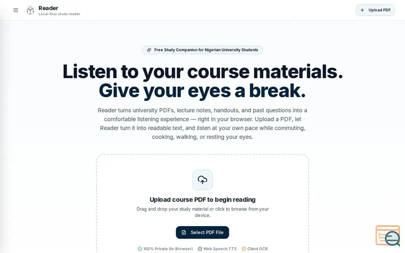 Screenshot of Reader - PDF reader