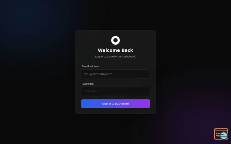 Screenshot of ScaleForge Sales & CRM Platform