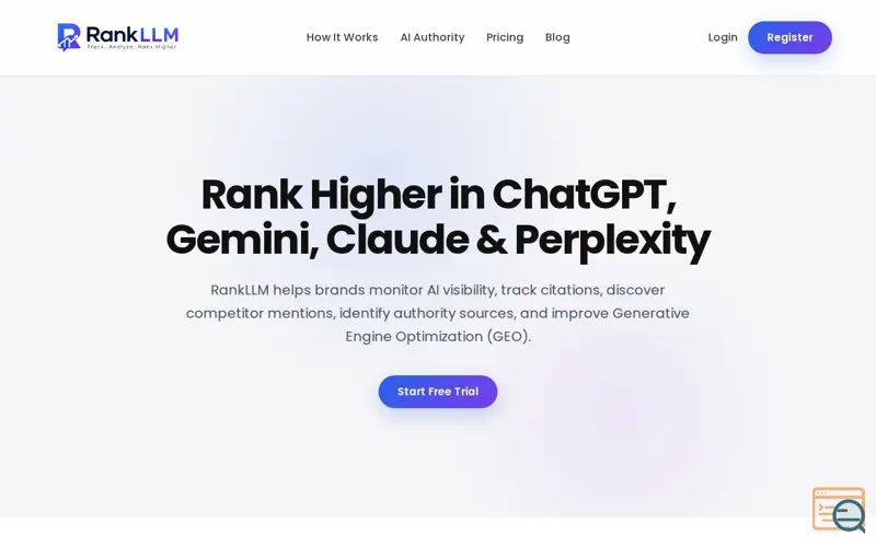 Screenshot of RankLLM