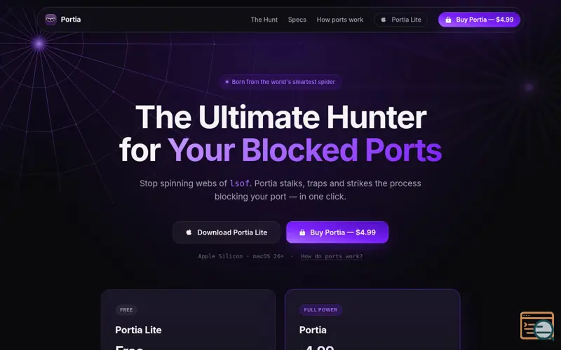 Screenshot of Portia
