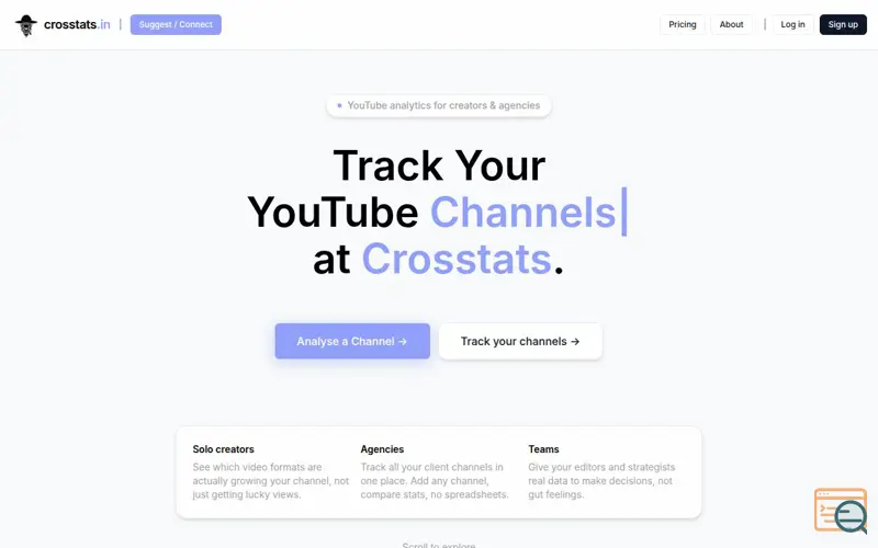 Screenshot of Crosstats