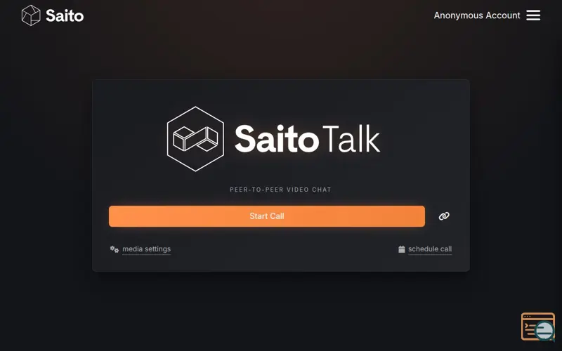 Screenshot of Saito Video Call