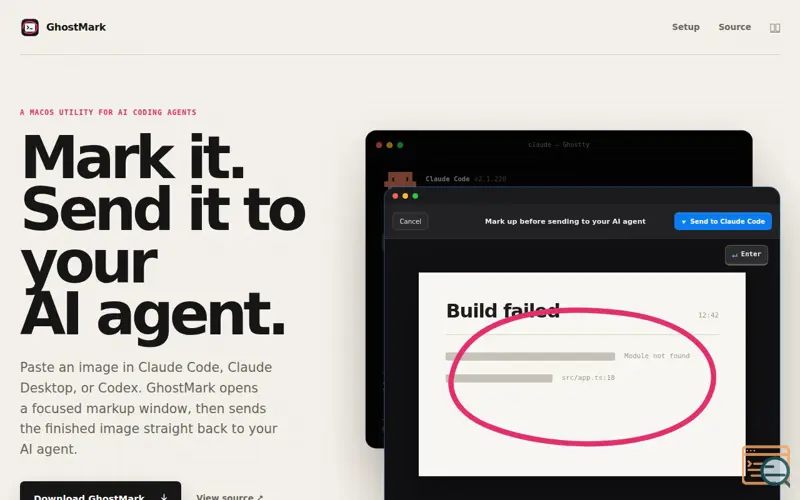 Screenshot of GhostMark
