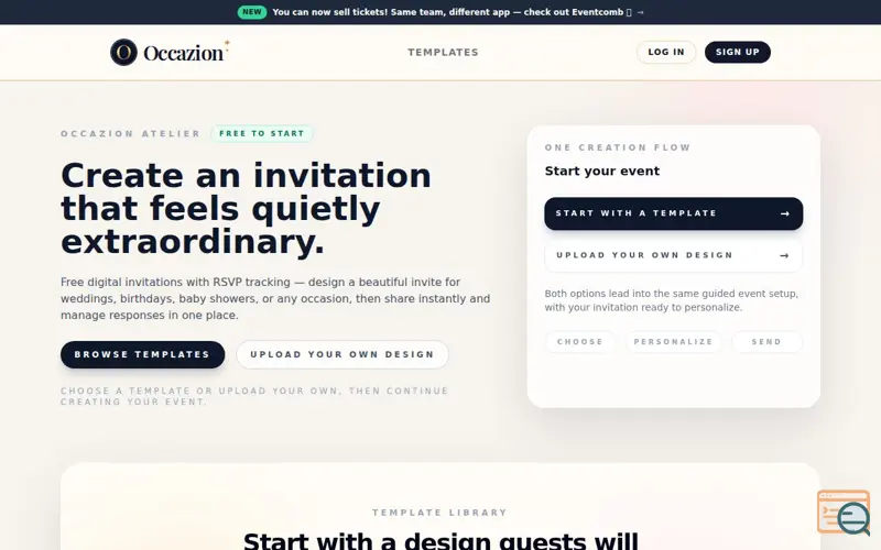 Screenshot of Occazion