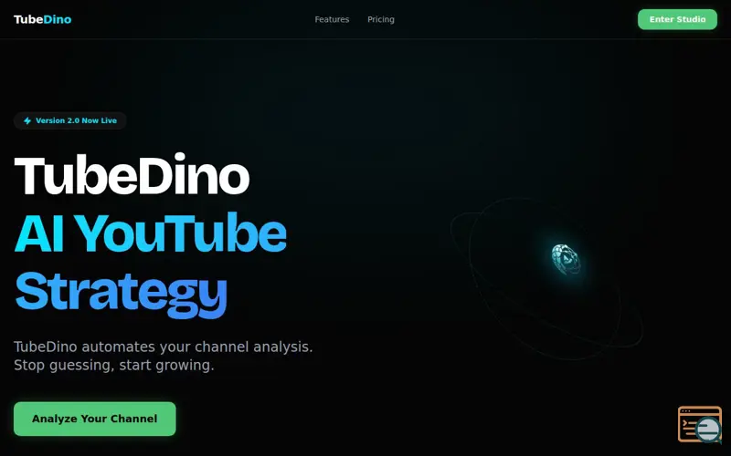 Screenshot of TubeDino