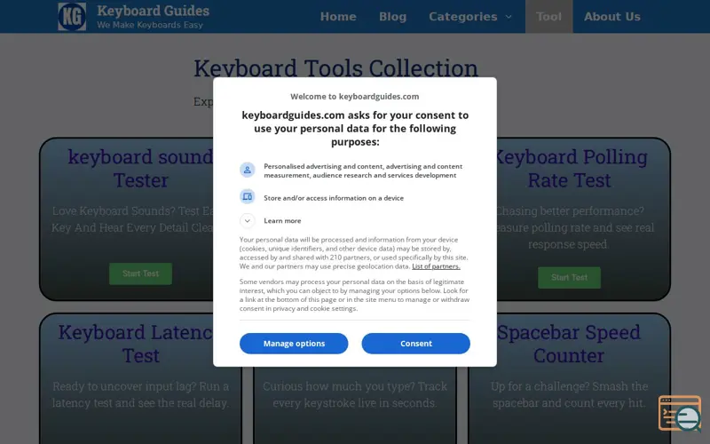 Screenshot of Keyboard Tools Suite