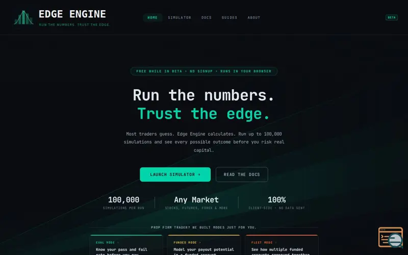 Screenshot of Edge Engine