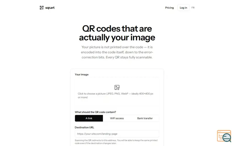 Screenshot of Sqr