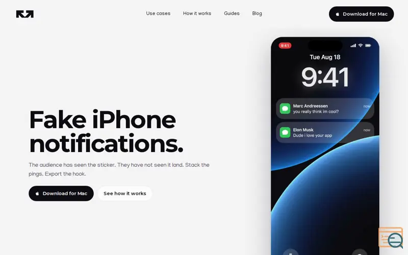 Screenshot of MockitUp