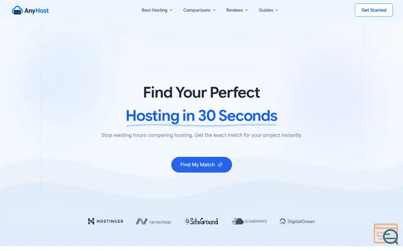 Screenshot of AnyHost.ai