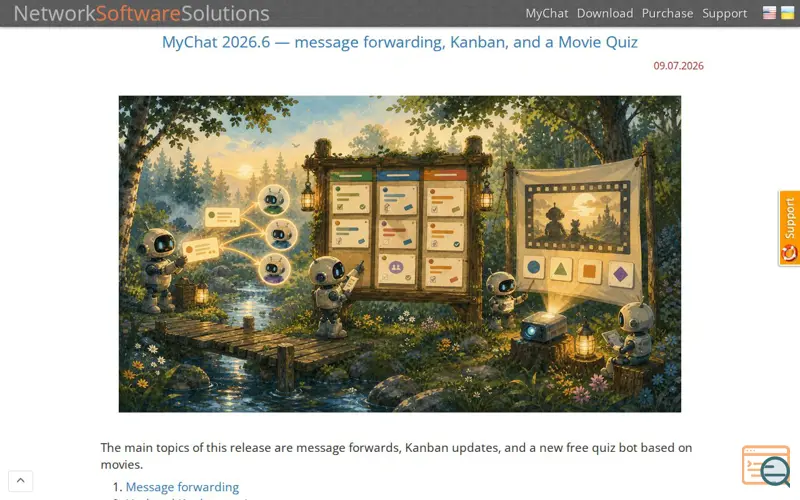 Screenshot of MyChat 2026.6