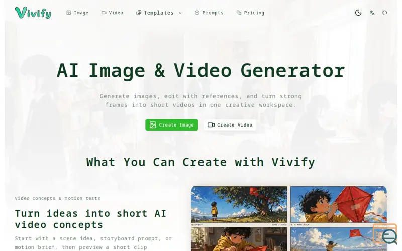 Screenshot of Vivify