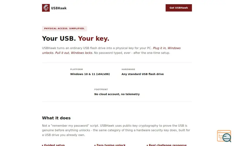 Screenshot of USBHawk