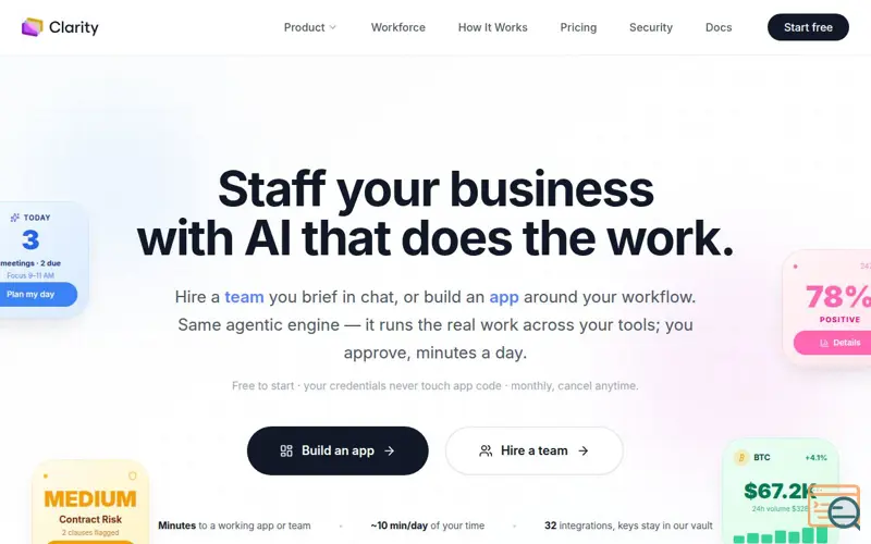 Screenshot of Claritty